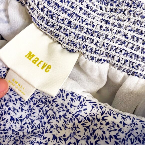 Anthropologie Maeve Silk Side Pockets Carrizo Mini Skirt, Size Small - Picture 4 of 5